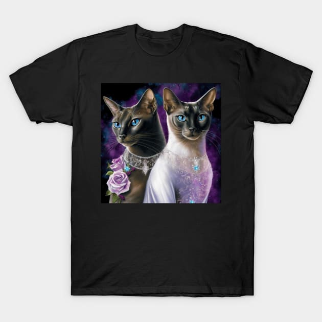 Abyssinian Pair T-Shirt by Enchanted Reverie